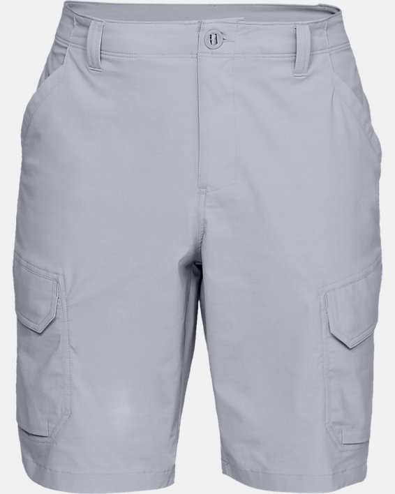 Men's UA Storm Fish Hunter Cargo Shorts, Gray, pdpMainDesktop image number 4